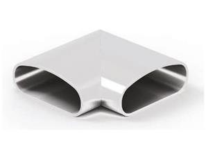 30x80 Oval Profil 90˚ Köşe Bağlantı Takımı